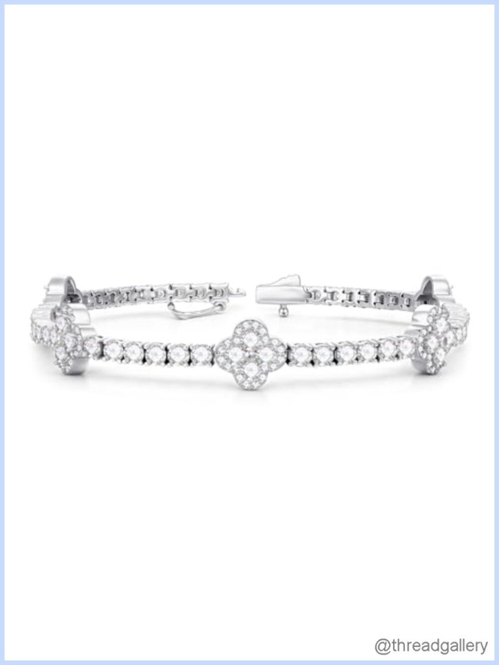 Moissanite Tennis Bracelet 6.28ct Lab Created 925 Sterling Silver